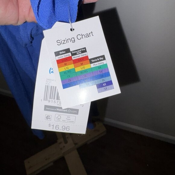 Time & Tru Women 2XL 16/18!Blouse Top  Button Down Roll Tab - Picture 8 of 9